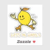 Zest op wielen sticker (Vel)