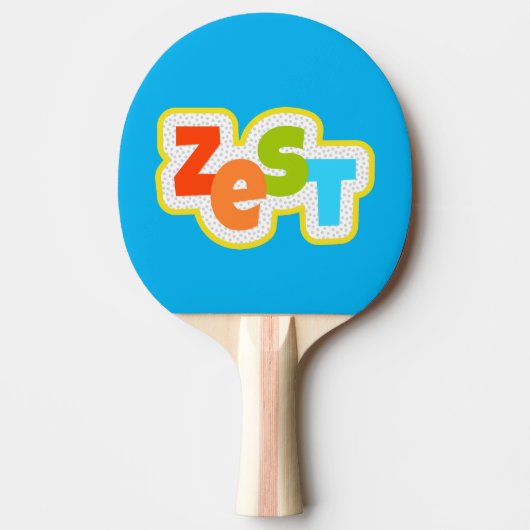 Zest Tafeltennisbatje (Voorkant)