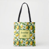 Zest voor Life Lemons Tote Bag (Voorkant)