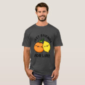 Zest Vrienden voor het Leven Funny Citrus Fruit Pu T-shirt (Voorkant volledig)