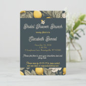 Zest Wishes-Garden Party Bruids Douche Uitnodiging (Staand voorkant)