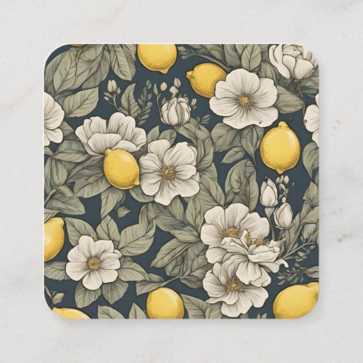 Zest Wishes Lemon bruiloft Registry Enclosure Kaar Informatiekaartje (Achterkant)