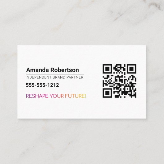 Zestal Visitekaartje (Achterkant)