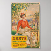 Zeste Citronnelle Vintage Poster 1904 (Voorkant)