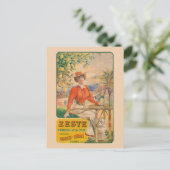 Zeste Citronnelle Vintage Poster 1904 Briefkaart (Staand voorkant)