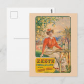 Zeste Citronnelle Vintage Poster 1904 Briefkaart (Voorkant / Achterkant)
