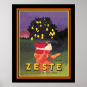 "Zeste"  Franse limonade AD-16x20 Poster (Voorkant)