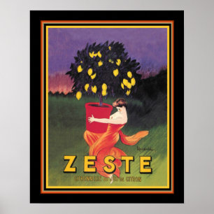 "Zeste"  Franse limonade AD-16x20 Poster