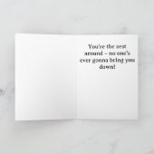 Zestful Smile Lemon Face- Pucker Up Kaart (Binnen)