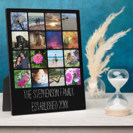 zestien afgeronde hoeken vielen foto-inklage fotoplaat