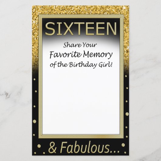 Zestien favoriete herinnering van het meisje van d (Voorkant)