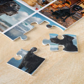 Zestien foto collage sjabloon legpuzzel (Zijkant)