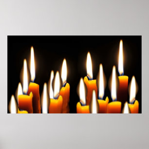 Zestien kaarsen poster