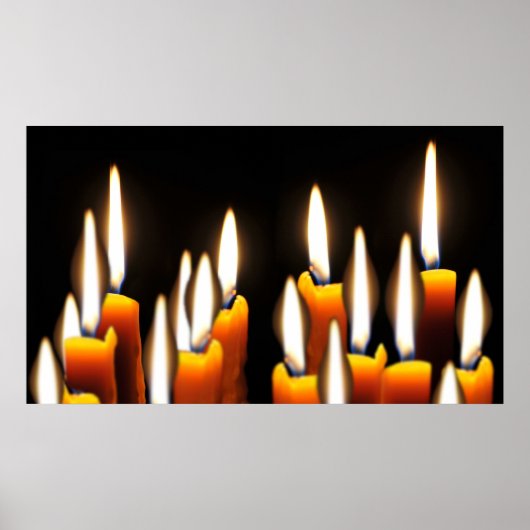 Zestien kaarsen poster (Voorkant)