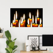Zestien kaarsen poster (Thuiskantoor)