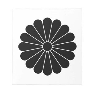 zestien-petaled chrysanthemum notitieblok