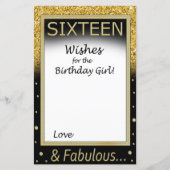 Zestien wensen voor het verjaardagsmeisje (Voorkant)
