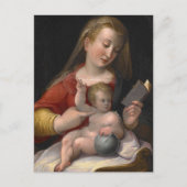 Zestiende eeuw Madonna en kind Briefkaart (Voorkant)