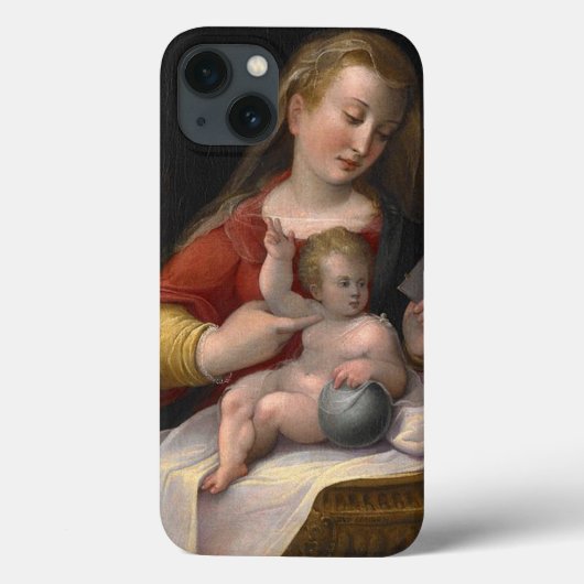 Zestiende eeuw Madonna en kind Case-Mate iPhone Case (Achterkant)