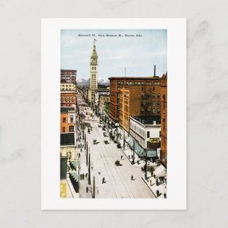 Zestiende straat van Glenarm Street, Denver, Colo Briefkaart