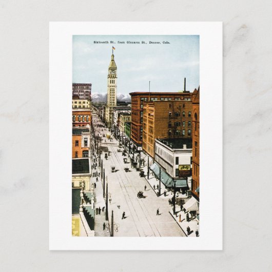 Zestiende straat van Glenarm Street, Denver, Colo Briefkaart (Voorkant)