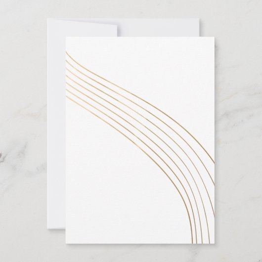 Zestiende verjaardag uitnodiging - zwart, goud, el (Achterkant)