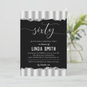 Zestig Diamond Birthday - uitnodiging (Staand voorkant)