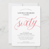 ZESTIG elegante verjaardag chic script modern kora Kaart (Voorkant)