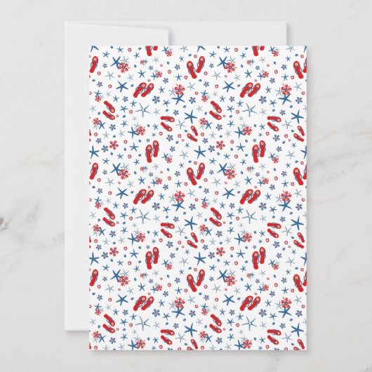 Zestig en Fabulous Beach Thema 60e Verjaardagsfees Kaart (Achterkant)