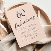 Zestig en Fabulous Roze 60e Verjaardagsfeestje