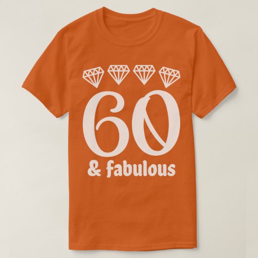 Zestig en Fabulous T-shirt (Design voorkant)