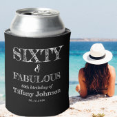 Zestig en fantastische 60e verjaardag grappig blikjeskoeler