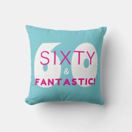 Zestig en Fantastische 60ste Verjaardagsfeestgesch Kussen