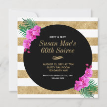 Zestig en zestig zwart goud 60e verjaardag