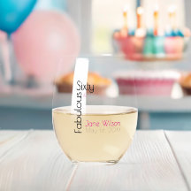 Zestig Fabulous Verjaardag Chic Roze & Zwart