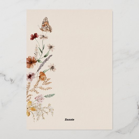 Zestig jaar Folie uitnodiging (Achterkant)