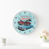  zestig klassieke autobus grote klok (Huis)