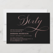 Zestig Roos gouden 60ste verjaardag Kaart (Voorkant)