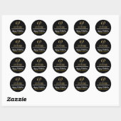 Zestig & Spectaculaire Gouden Zilveren Diamanten V Ronde Sticker (Vel)