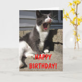 zestigjarig kaart (Gele Bloem)