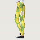 Zesty citroen: Citrus Pattern Delight Leggings (Links)