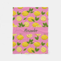 Zesty citroendeken voor baby's, Kinderen en volwas