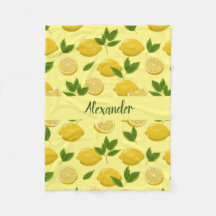 Zesty citroendeken voor baby's, Kinderen en volwas