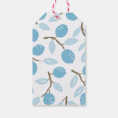 Zesty Citrus Blue Cadeaulabel (Achterkant)