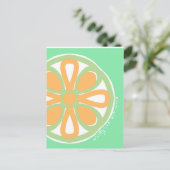 Zesty citrus briefkaart (Staand voorkant)