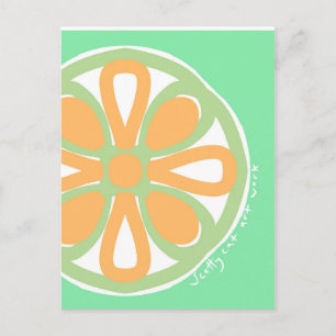 Zesty citrus briefkaart
