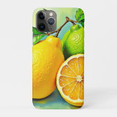 Zesty Citrus Burst of Sunshine Design Case-Mate iPhone Case (Achterkant)