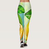 Zesty Citrus Burst of Sunshine Design Leggings (Achterkant)