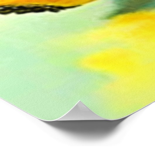 Zesty Citrus Burst of Sunshine Design Poster (Hoek)