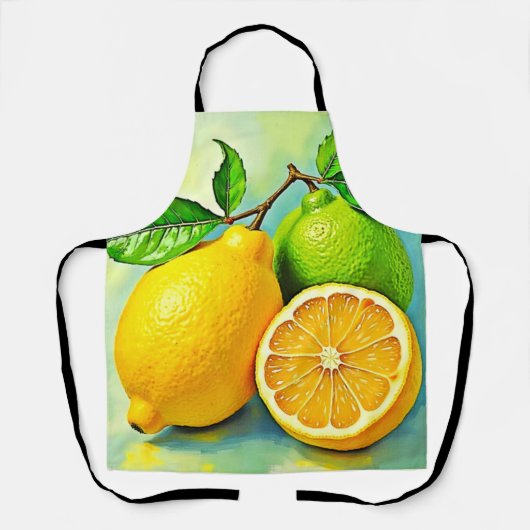 Zesty Citrus Burst of Sunshine Design Schort (Voorkant)